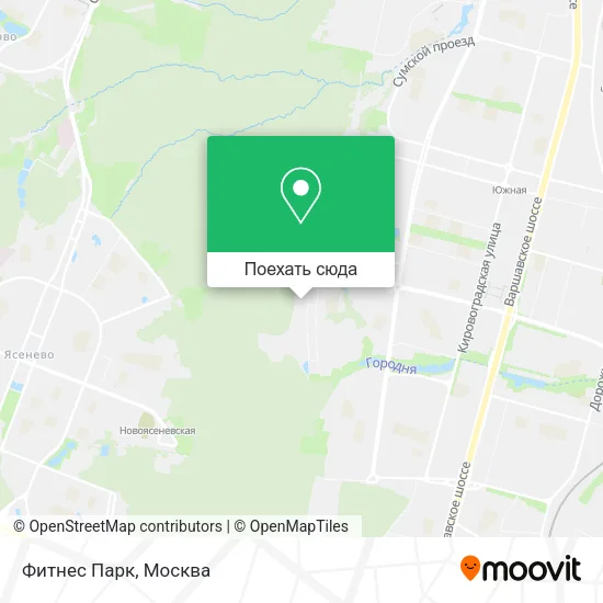 Карта Фитнес Парк