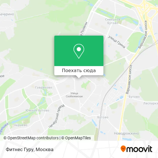Карта Фитнес Гуру