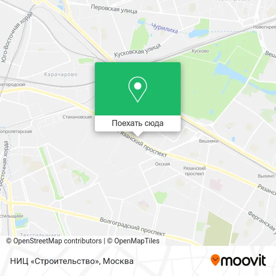 Карта НИЦ «Строительство»