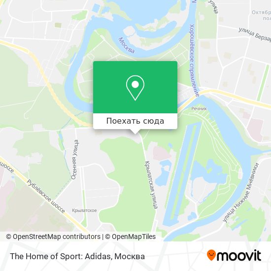 Карта The Home of Sport: Adidas