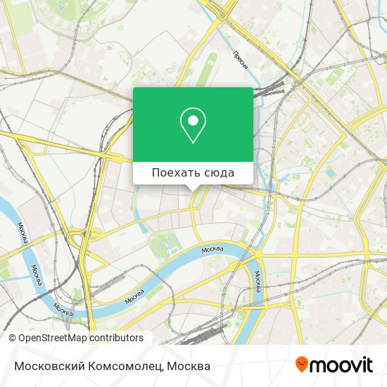 Карта Московский Комсомолец