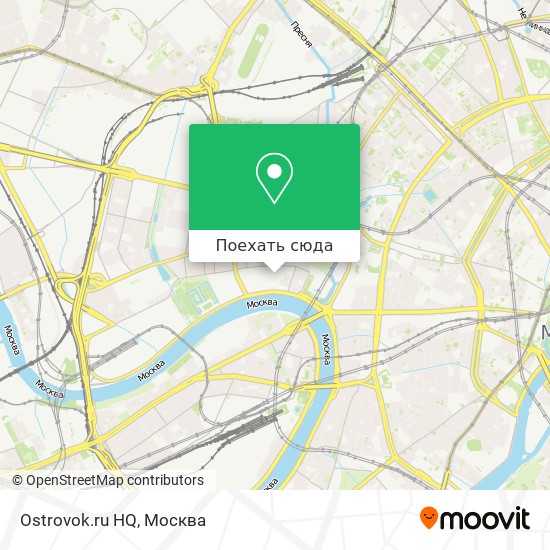 Карта Ostrovok.ru HQ