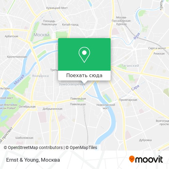 Карта Ernst & Young