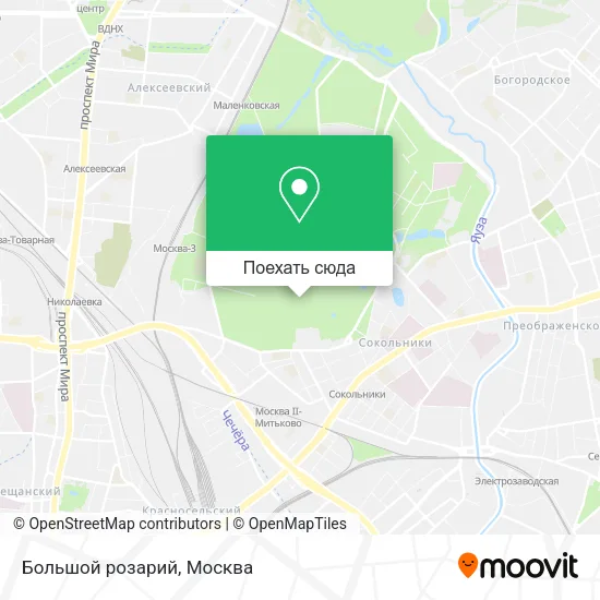 Карта Большой розарий