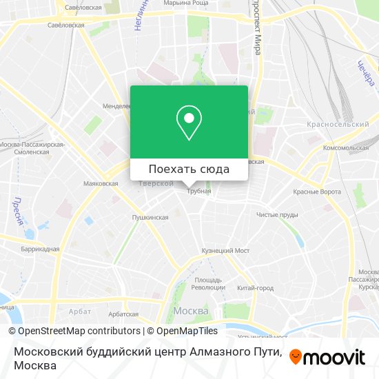 Карта Московский буддийский центр Алмазного Пути