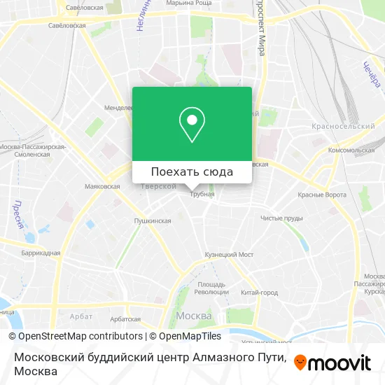 Карта Московский буддийский центр Алмазного Пути