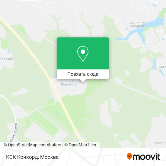 Карта КСК Конкорд