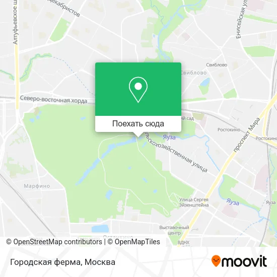 Карта Городская ферма