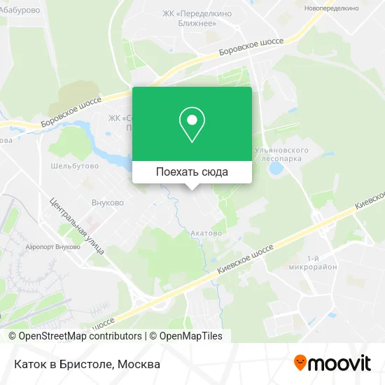 Карта Каток в Бристоле