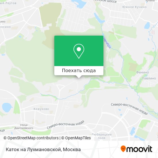 Карта Каток на Лухмановской