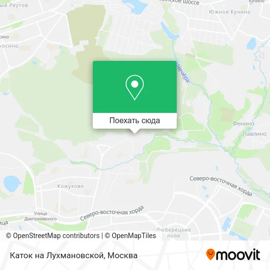 Карта Каток на Лухмановской