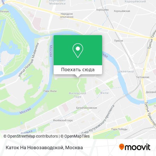 Карта Каток На Новозаводской