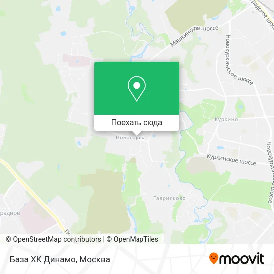 Карта База ХК Динамо