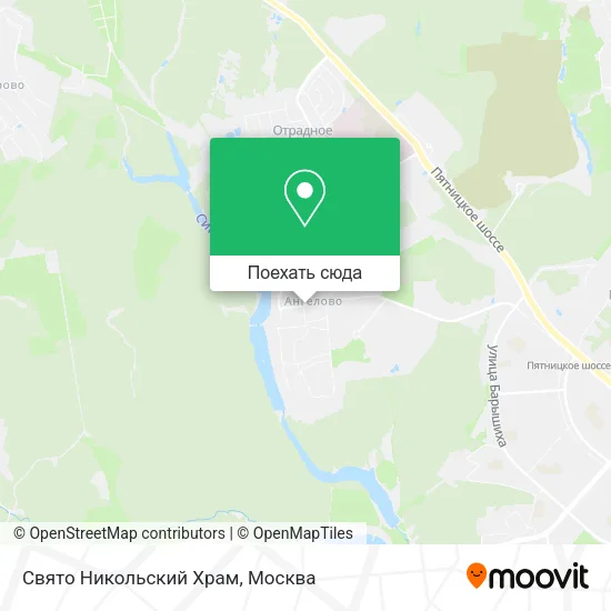 Карта Свято Никольский Храм