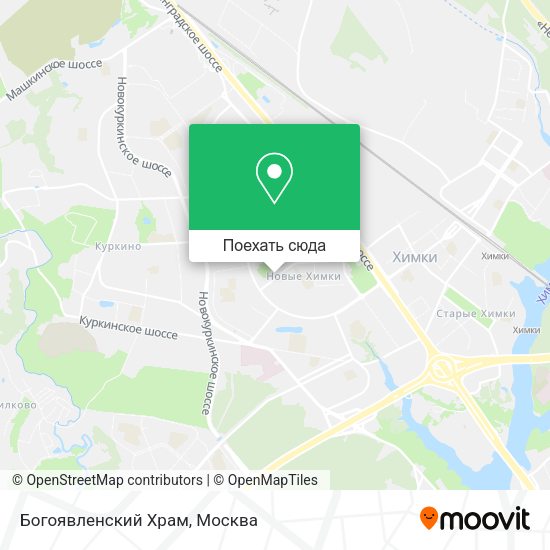 Карта Богоявленский Храм