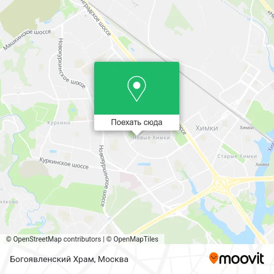 Карта Богоявленский Храм