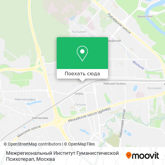 Карта Межрегиональный Институт Гуманистической Психотерап