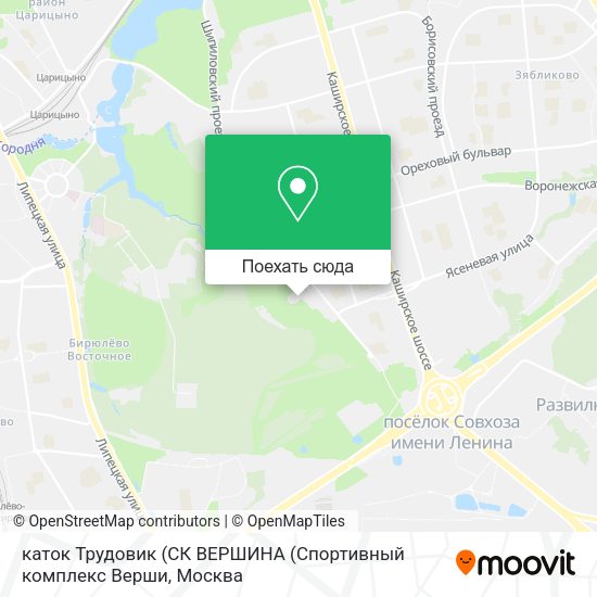 Карта каток  Трудовик  (СК ВЕРШИНА (Спортивный комплекс Верши