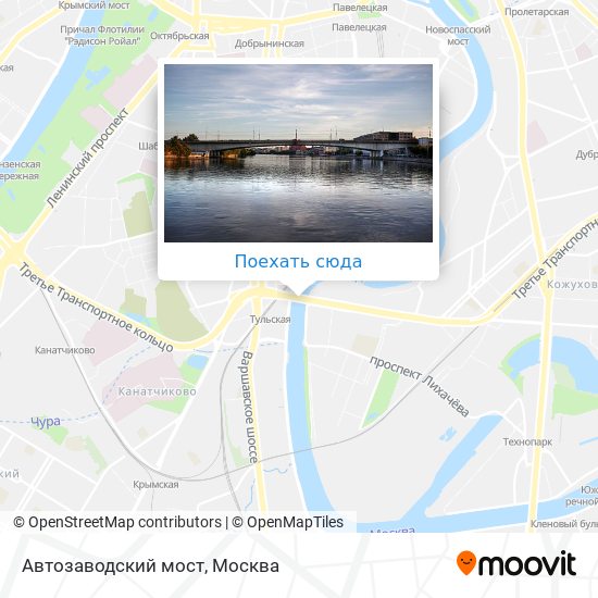 Карта Автозаводский мост