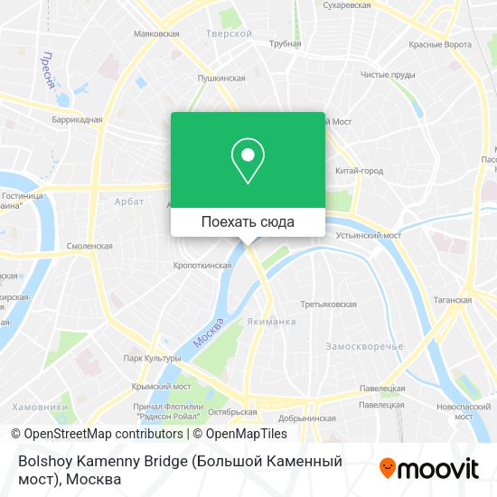 Карта Bolshoy Kamenny Bridge (Большой Каменный мост)