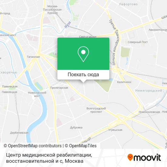 Карта Центр медицинской реабилитации, восстановительной и с