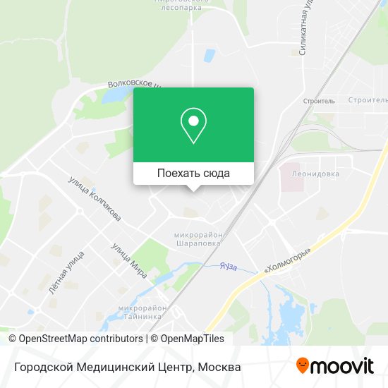 Карта Городской Медицинский Центр