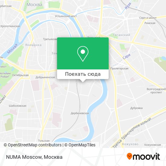 Карта NUMA Moscow