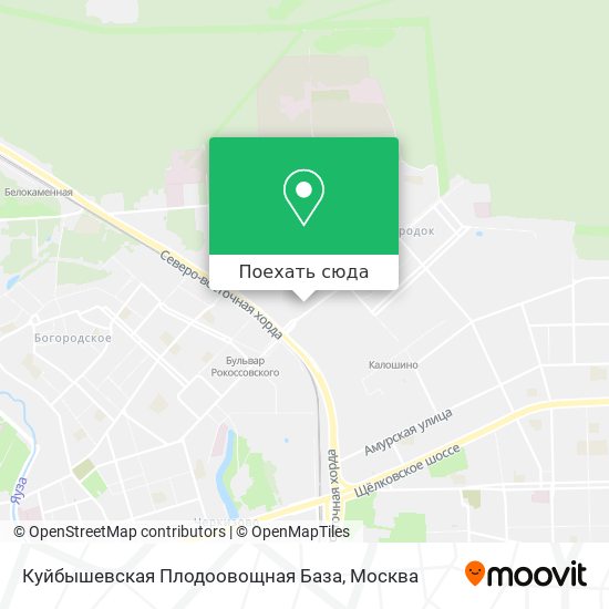Карта Куйбышевская Плодоовощная База