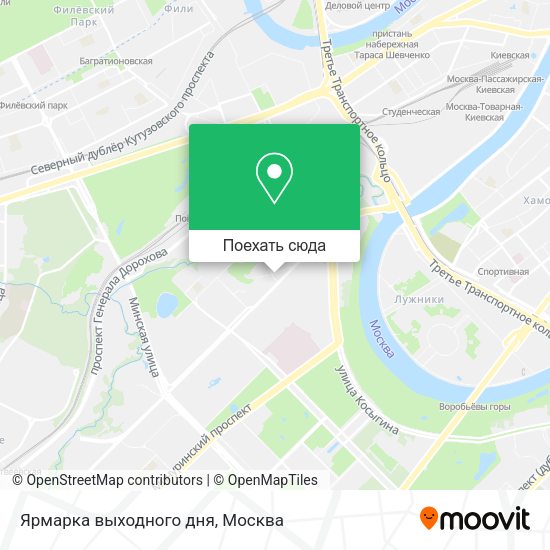 Карта Ярмарка выходного дня