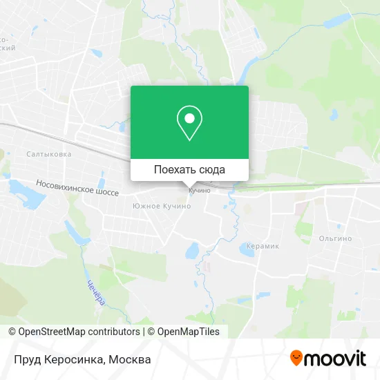 Карта Пруд  Керосинка