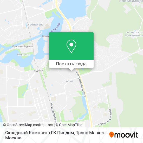 Карта Складской Комплекс ГК Пивдом, Транс Маркет