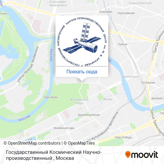 Карта Государственный Космический Научно-производственный