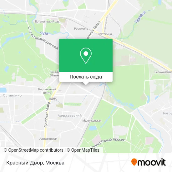 Карта Красный Двор