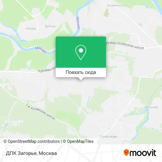 Карта ДПК  Загорье