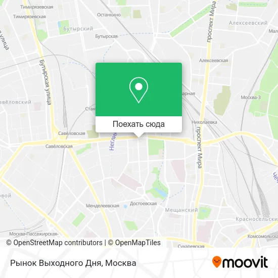 Карта Рынок Выходного Дня