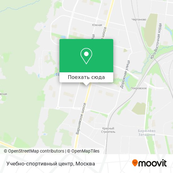 Карта Учебно-спортивный центр