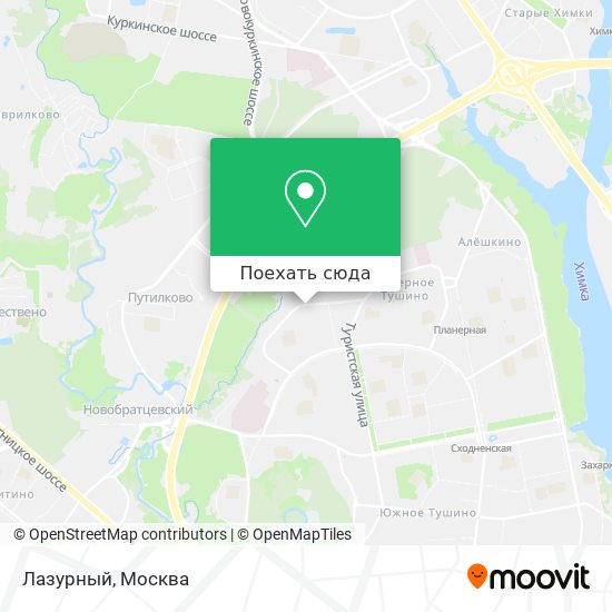 Карта Лазурный