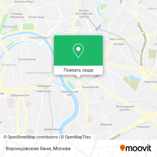 Карта Воронцовские бани