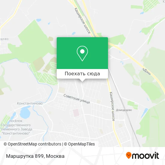 Карта Маршрутка 899