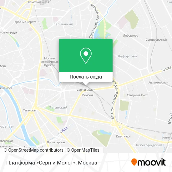 Карта Платформа «Серп и Молот»