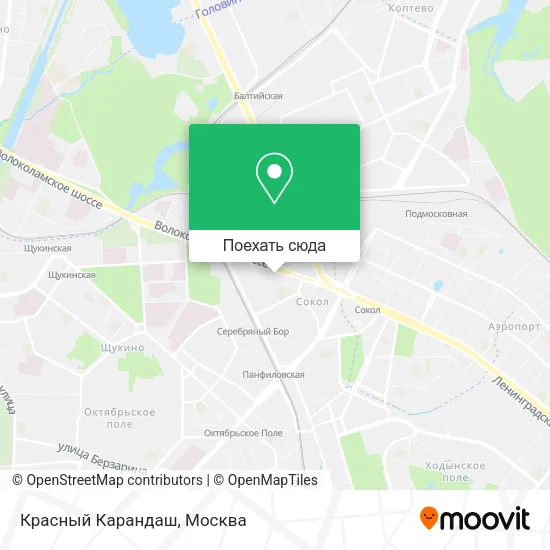 Карта Красный Карандаш