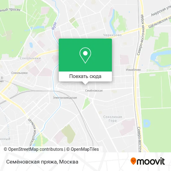 Карта Семёновская пряжа