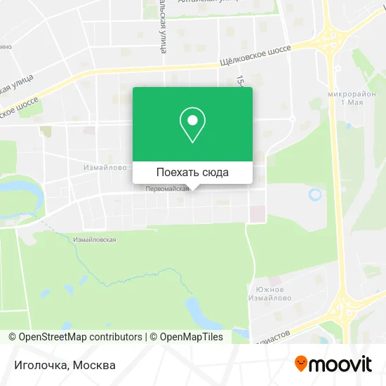 Карта Иголочка