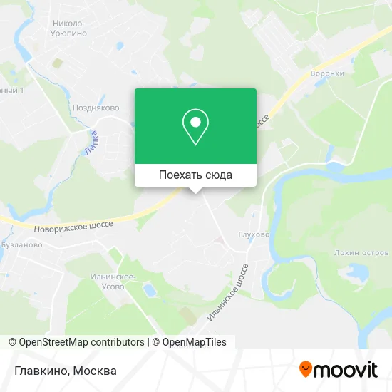 Карта Главкино