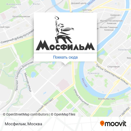 Карта Мосфильм