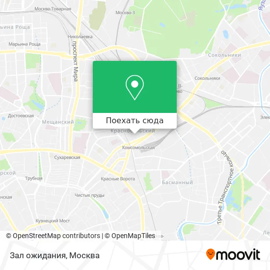 Карта Зал ожидания