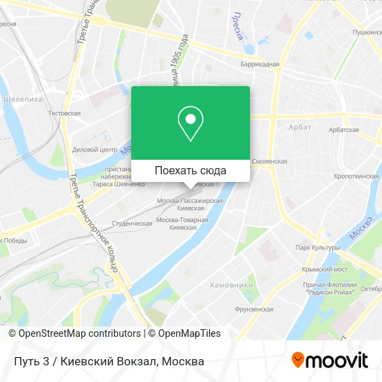 Карта Путь 3 / Киевский Вокзал