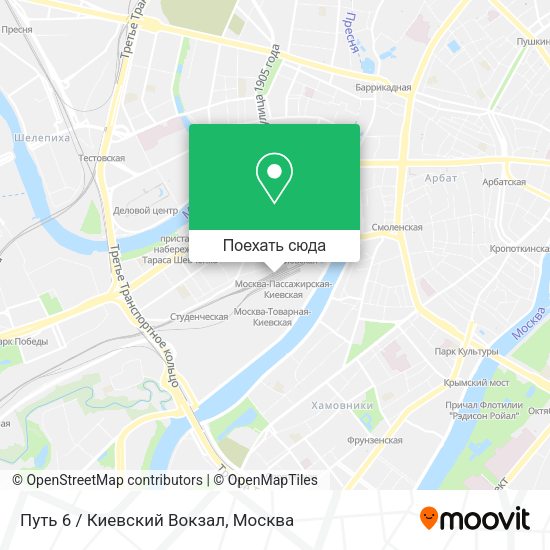 Карта Путь 6 / Киевский Вокзал
