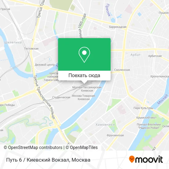 Карта Путь 6 / Киевский Вокзал