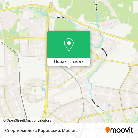 Карта Спорткомплекс Кировский